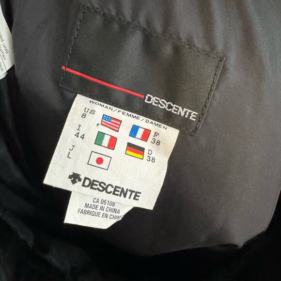 Descente Ski Pants Womens 8 Winter Insulated Outdoor Snowboard Activewear Black - Picture 7 of 8